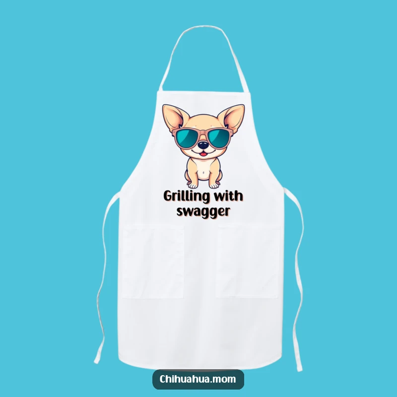 Funny Cool Chihuahua Apron: Cook with Confidence and Style