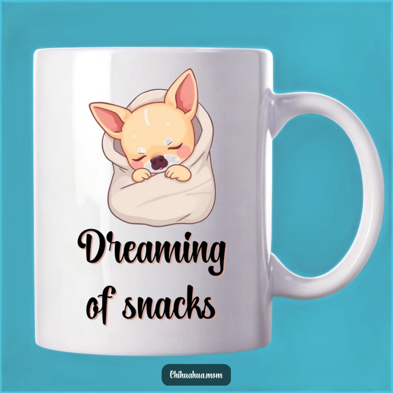 Funny Sleeping Chihuahua Mug - Cozy Dog Nap Gift