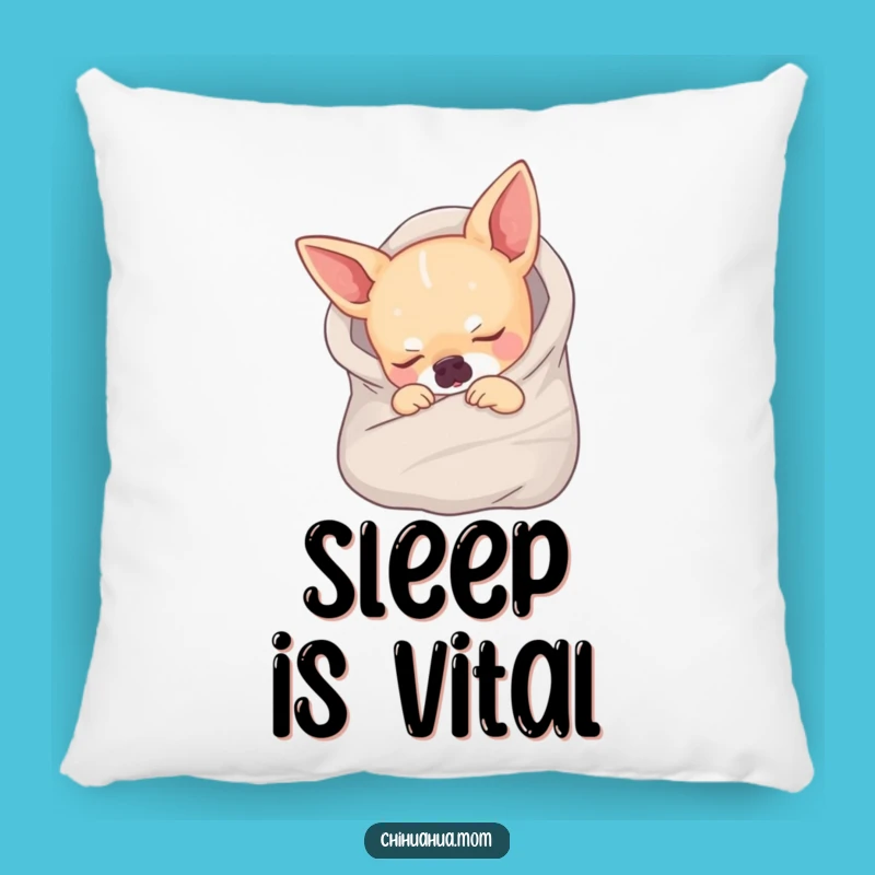 Comfortable Funny Sleeping Chihuahua Pillow - Cozy Decor for Nappers