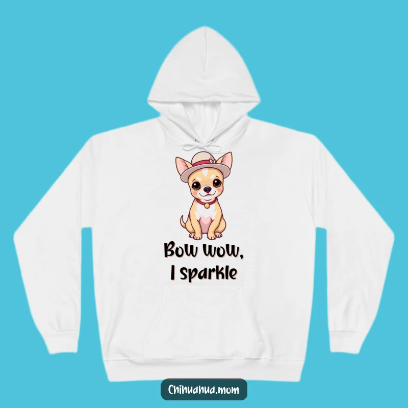 Cozy Funny Chihuahua Hoodie: Snuggle Up with Hilarious Posh Pup Fun