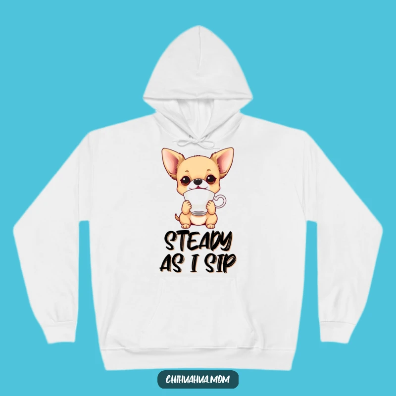 Cozy Funny Balancing Chihuahua Hoodie - Warm Playful Dog Gift