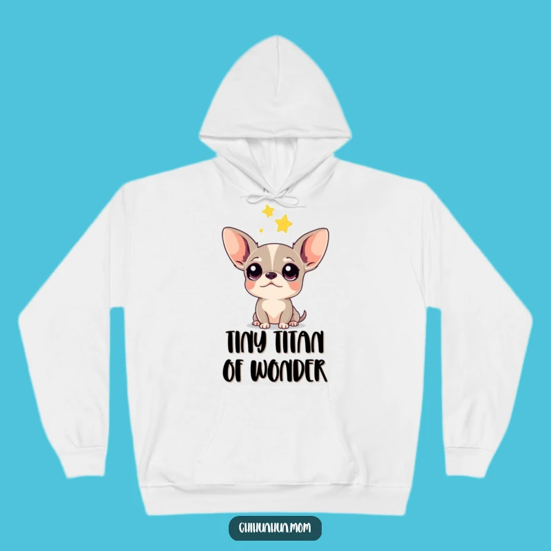 Funny Chihuahua Hoodie: Cozy Pup Gazing at a Falling Star - Warm Gift