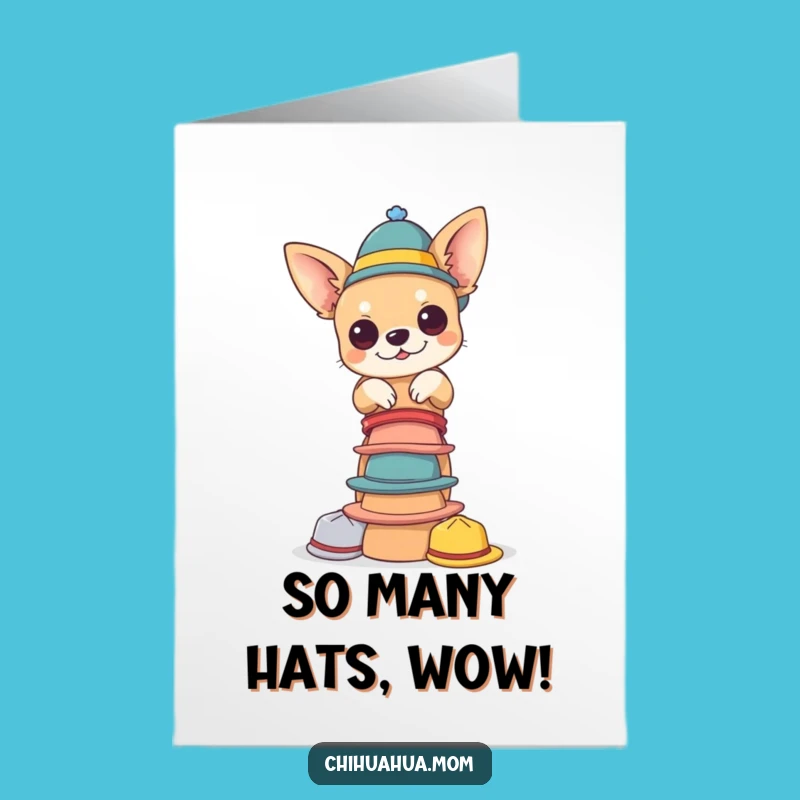 Add some hat-tastic fun to their birthday with this free printable card! Print at home for a giggle-inducing greeting.