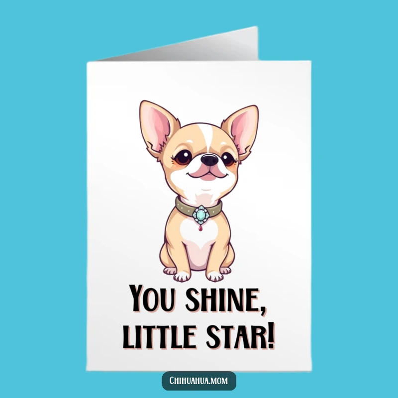 Diva Chihuahua Congratulations Printable Card - Free Printable Glam Dog Success