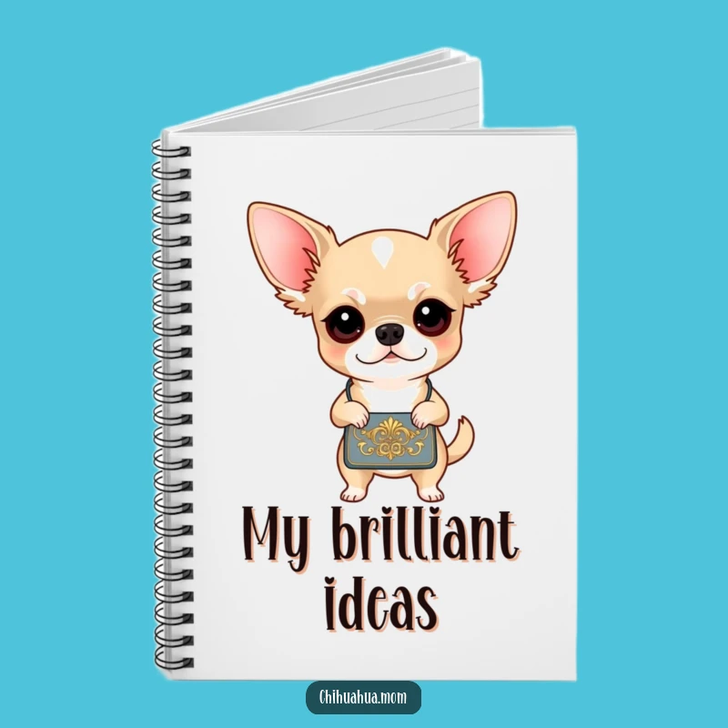 Funny Chihuahua Diary: Determined Pup's Chic Notes - Ideal Funny Gift!