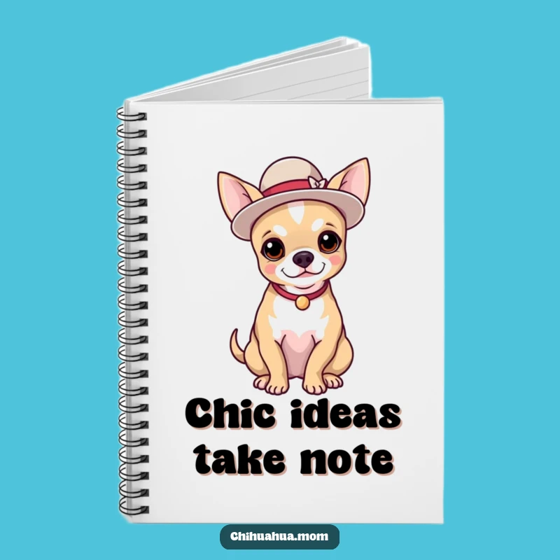 Funny Chihuahua Hat Notebook: Jot Down Laughs with Hilarious Posh Notes