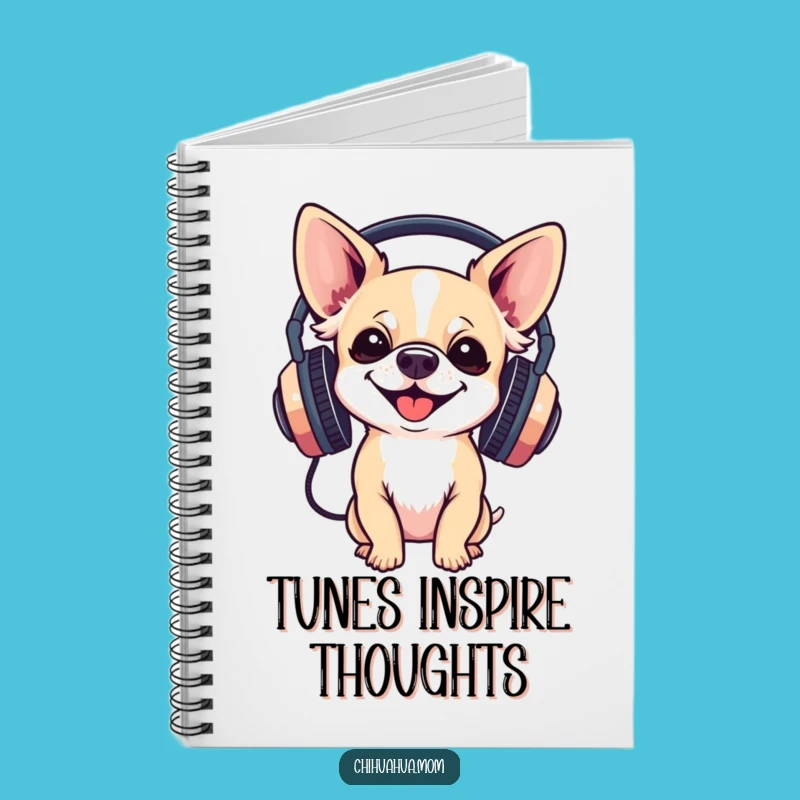 Funny Chihuahua Music Notes Notebook: Groove Your Ideas, Perfect Funny Gift!