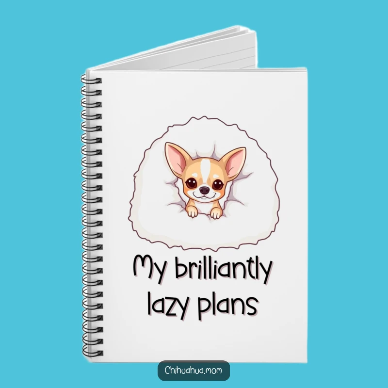 Funny Peekaboo Chihuahua Notebook: Jot Down Your Cozy Thoughts!