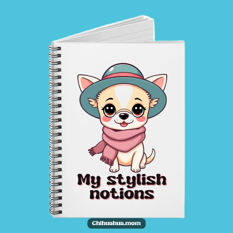 Funny Chihuahua Lady Notebook: Kawaii Fashion Journal, Perfect Gift