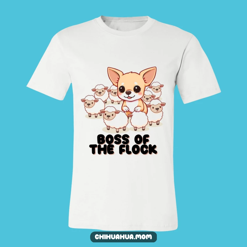 Funny Herding Chihuahua T-Shirt - Determined Dog Farmer Tee