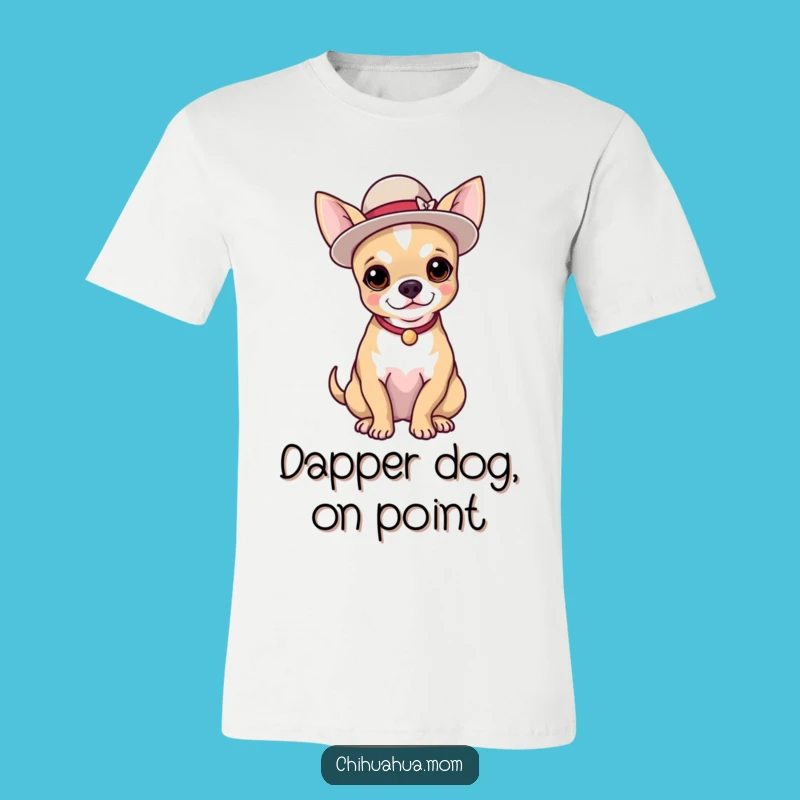 Funny Chihuahua Hat T-Shirt: Wear Your Hilarious Posh Pup Style