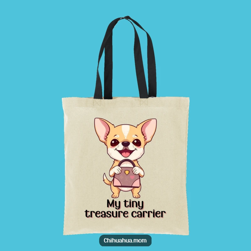 Funny Chihuahua Handbag Tote Bag: Carry Your Essentials in Style, Great Funny Gift