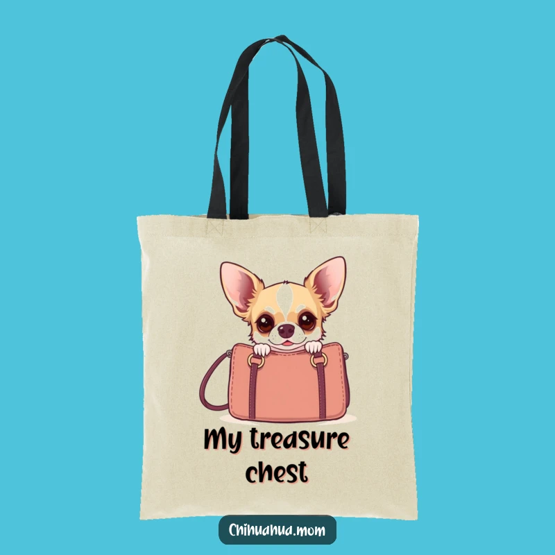 Funny Chihuahua Tote Bag: Stylish Designer Handbag Accessory, Hilarious Gift